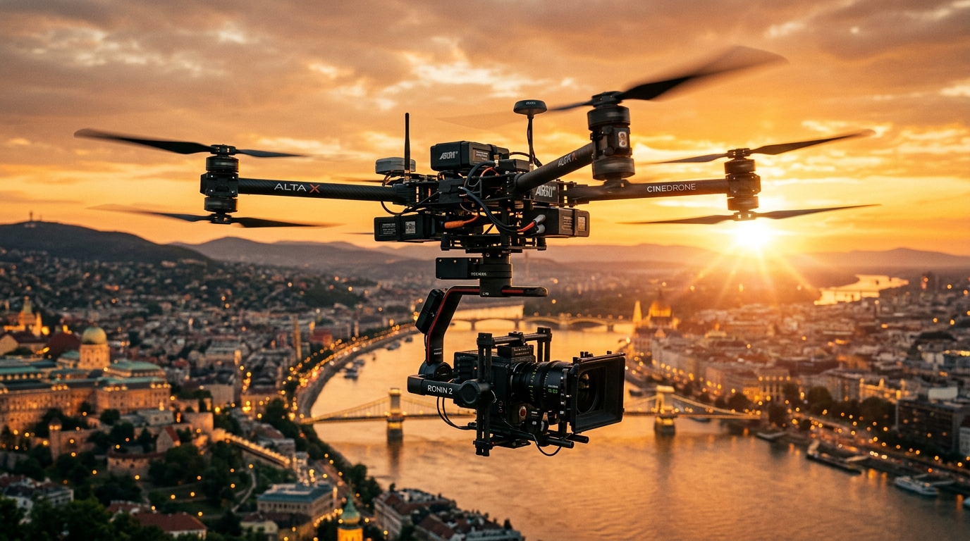 4K Cinema Drone Aerial Cinematography Flight